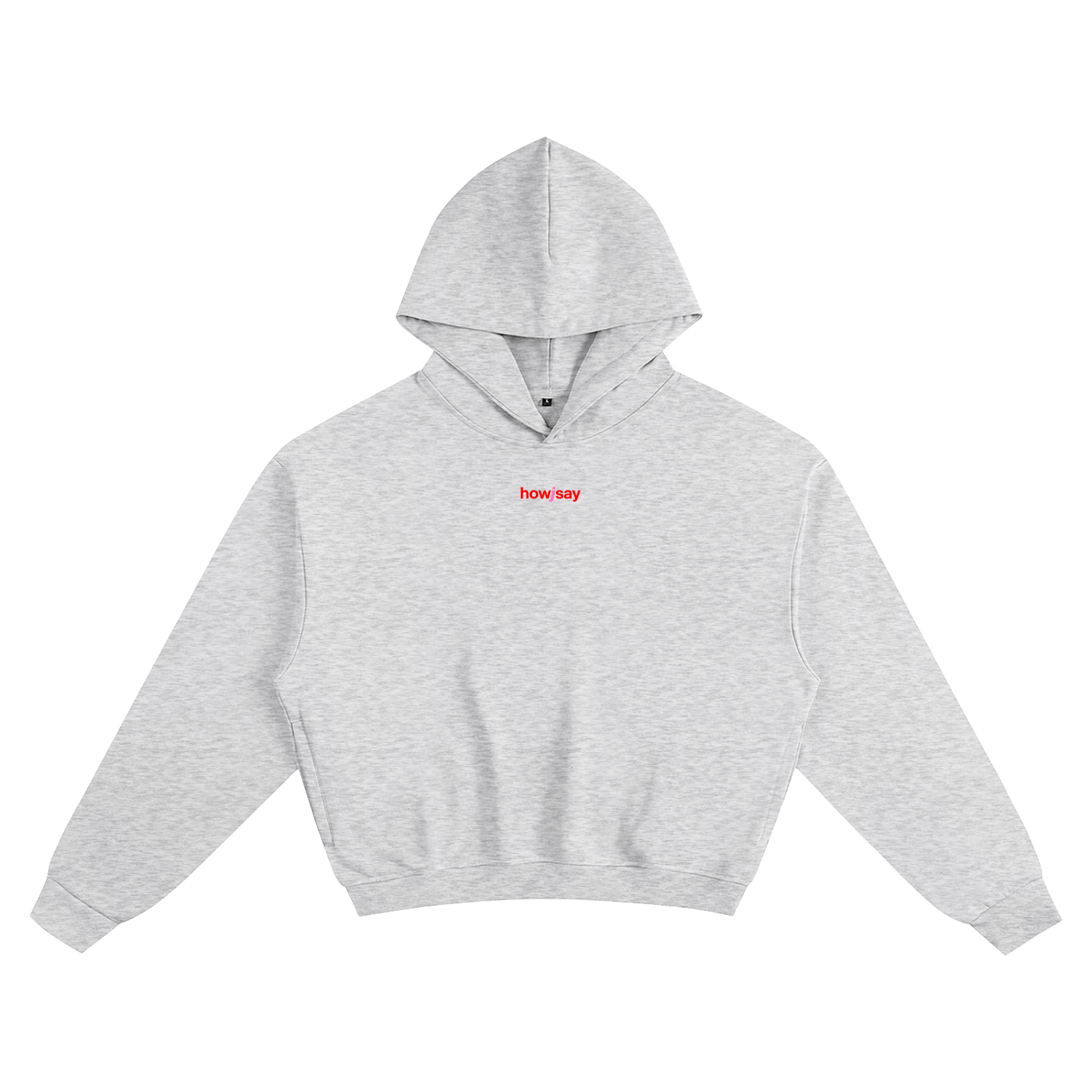 Howjsay - 400gsm - 100% Cotton - Drop Shoulder Boxy Hoodie Grey